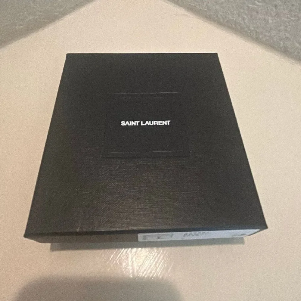 Saint Laurent Small Gift Box & Dust Bag Black Storage Minimalist Luxury Display